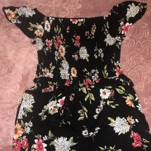 Black Floral Dress